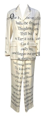 Lot 92 - The Eurythmics Annie Lennox 1999 Owned & Worn Lord’s Prayer Suit (UK)