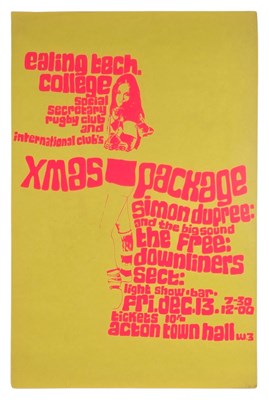 Lot 102 - Free 1968 Ealing Technology College Concert Poster (UK)