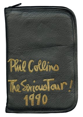 Lot 103 - Phil Collins 1990 Serious Tour Diary Planner (UK)