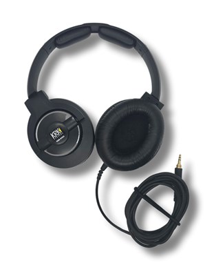 Lot 6 - Amy Winehouse Owned KRK Headphones & Bag (UK)