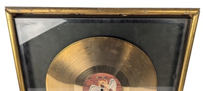 Lot 8 - Bad Company Run With The Pack 1976 Peter Grant Sales Award (UK)