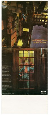 Lot 17 - Rise & Fall Of Ziggy Stardust & Spiders From Mars 1972 Rainbow Theatre Promo Flyer (UK)