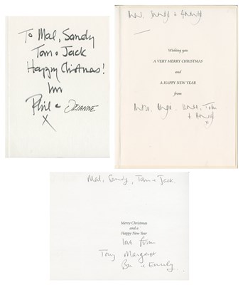 Lot 110 - Genesis Handwritten Christmas Cards (UK)