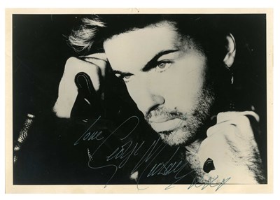 Lot 27 - George Michael 1990s Autographed Photograph From His Parents Home (UK)