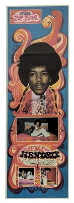 Lot 31 - The Jimi Hendrix Experience 1960s Go Girl Pop Panel Poster (UK)