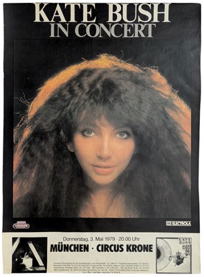 Lot 38 - Kate Bush 1979 Circus Krone Munich Concert Poster (Germany)