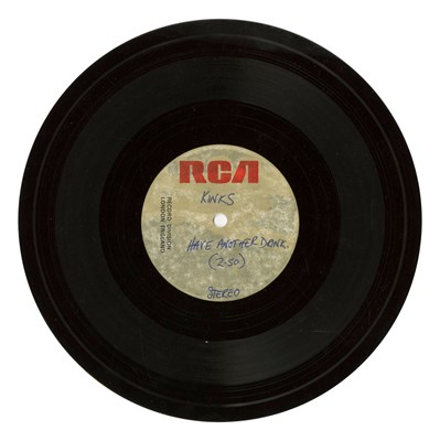 Lot 41 - The Kinks Have Another Drink RCA Studios Acetate (UK)