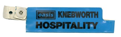 Lot 50 - Noel Gallagher Autograph, Ticket Stubs, Photograph & Knebworth Hospitality Pass (UK)