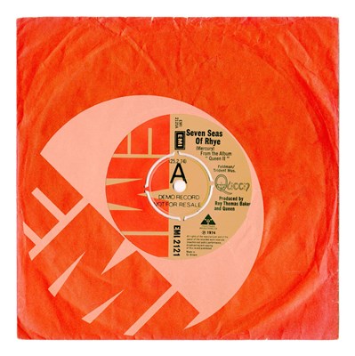 Lot 71 - Queen Seven Seas Of Rhye 7 Inch Demonstration Record (UK)
