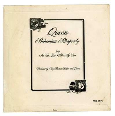 Lot 76 - Queen 1975 Autographed Bohemian Rhapsody Single (UK)