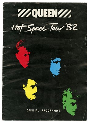 Lot 77 - Queen 1982 Autographed Hot Space Tour Programme (UK)