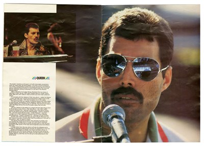 Lot 77 - Queen 1982 Autographed Hot Space Tour Programme (UK)