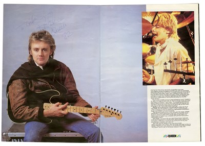 Lot 77 - Queen 1982 Autographed Hot Space Tour Programme (UK)