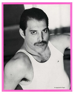 Lot 78 - Freddie Mercury Owned 1980s Preening Pouting Posing Posturing Old Tart Christmas Card (UK)