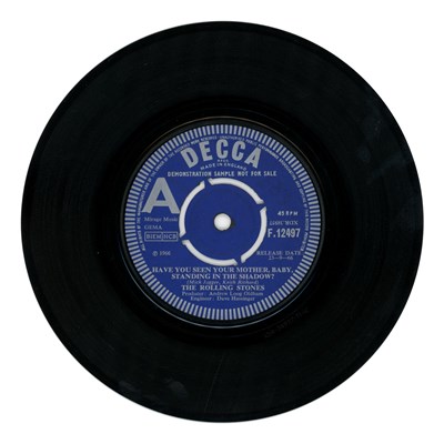 Lot 84 - Rolling Stones Decca 7 Inch A-Label Demonstration Record Collection (UK)