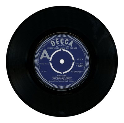 Lot 84 - Rolling Stones Decca 7 Inch A-Label Demonstration Record Collection (UK)