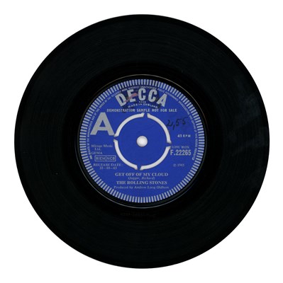 Lot 84 - Rolling Stones Decca 7 Inch A-Label Demonstration Record Collection (UK)