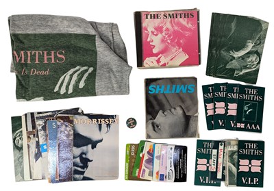 Lot 89 - The Smiths CDs, Postcards, Concert Passes & Promotional T-Shirt (UK)