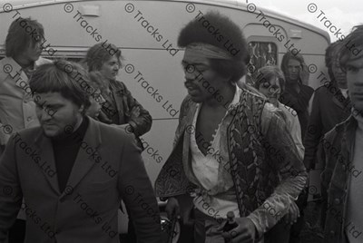 Lot 111 - Jimi Hendrix Love & Peace Festival Negatives With Copyright (Germany)