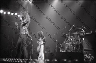 Lot 112 - Led Zeppelin 1975 Sam Houston Coliseum Texas Negatives With Copyright (USA)