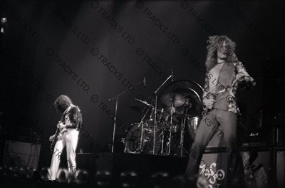 Lot 112 - Led Zeppelin 1975 Sam Houston Coliseum Texas Negatives With Copyright (USA)