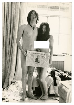 Lot 126 - John Lennon & Yoko Ono 1968 Two Virgins Outtake Photograph (UK)