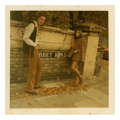 Lot 156 - Abbey Road Street Sign 1960s Photograph (UK)