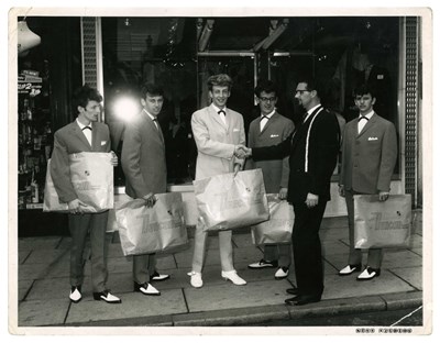 Lot 162 - Rory Storm & The Hurricanes 1961 Duncan Tailers Photograph Johnny Guitar Collection (UK)