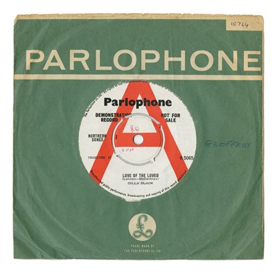 Lot 171 - Cilla Black A Label Parlophone Demonstration Records (UK)