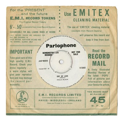 Lot 171 - Cilla Black A Label Parlophone Demonstration Records (UK)