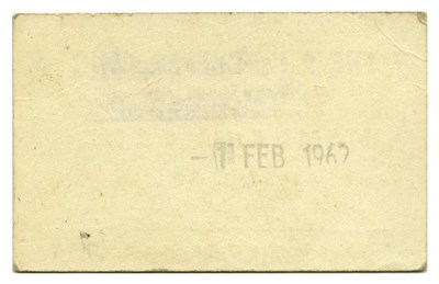 Lot 183 - The 2i’s Coffee Club 1962 Membership Card (UK)