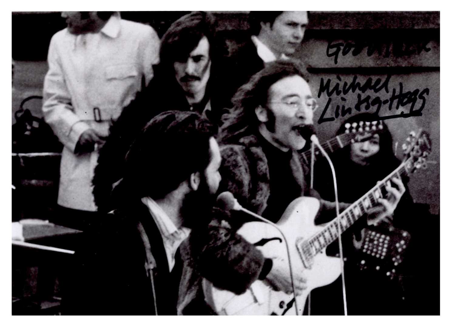 Lot 185 - The Beatles Michael Lindsay-Hogg Signed Photograph (UK)