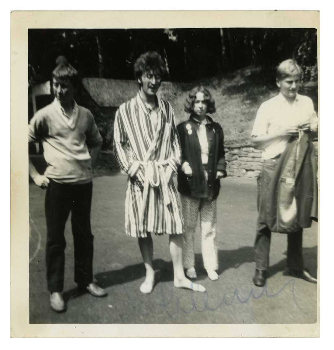 Lot 215 - John Lennon 1967 Autographed Snapshot Photograph (UK)