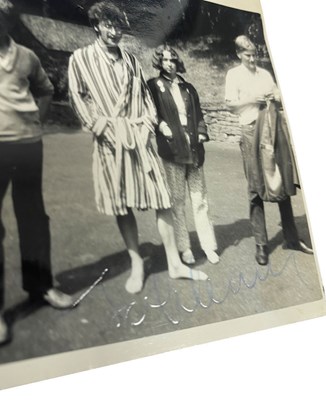 Lot 215 - John Lennon 1967 Autographed Snapshot Photograph (UK)