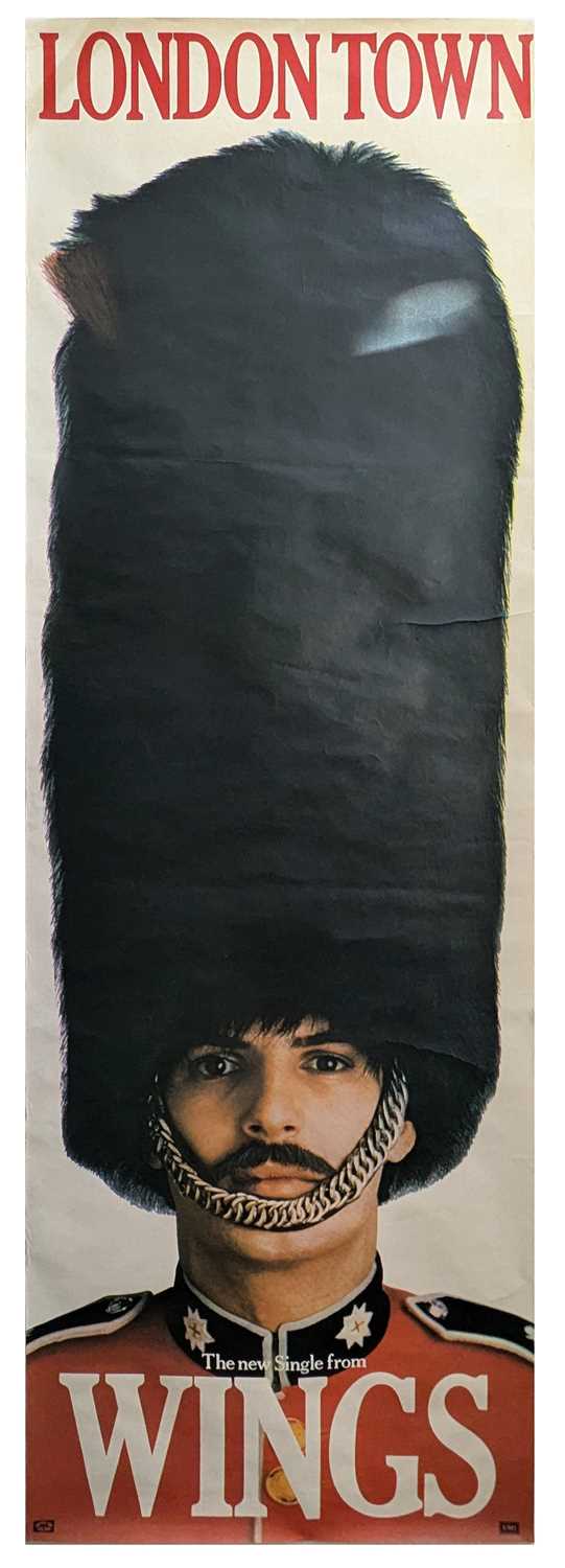 Lot 222 - Paul McCartney & Wings London Town 1978 Promotional Poster (UK)