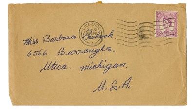 Lot 242 - Louise Harrison 1965 Handwritten Letter To A Fan With Photographs (UK)