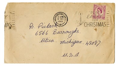 Lot 242 - Louise Harrison 1965 Handwritten Letter To A Fan With Photographs (UK)