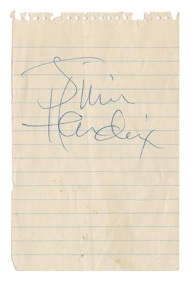 Lot 134 - Jimi Hendrix 1968 Woburn Festival Autograph (UK)