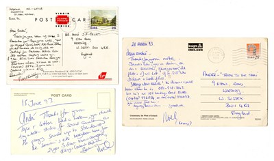 Lot 143 - Noel Redding 1992/93 Handwritten Postcards (Ireland)