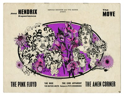 Lot 146 - Jimi Hendrix Experience/Pink Floyd 1967 Tour Programme (UK)