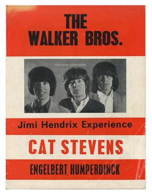 Lot 148 - Jimi Hendrix Experience/Walker Brother 1967 Unofficial Programme (UK)