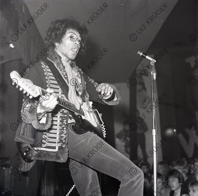 Lot 150 - Jimi Hendrix 1967 Star Club Hamburg Gunter Zint Negatives & Contact Sheet (Germany)