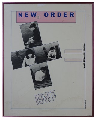 Lot 152 - New Order 1987 Substance Poster Peter Hook Collection (UK)