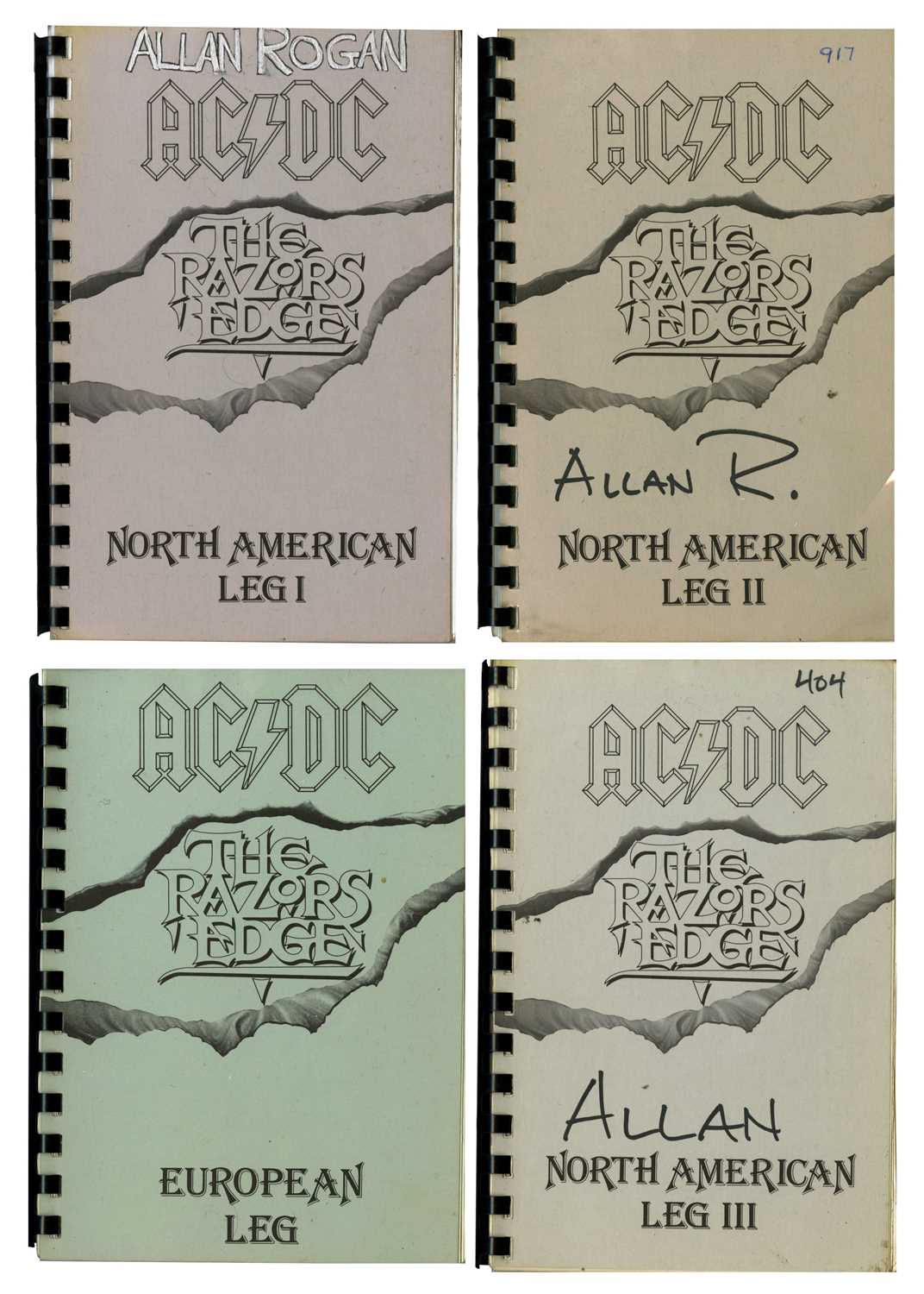 Lot 2 - AC/DC 1990/1991 The Razors Edge Tour
