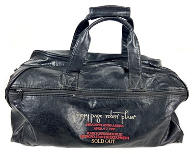 Lot 172 - Jimmy Page & Robert Plant 1995 Meadowlands Arena New Jersey Crew Duffel Bag (USA)