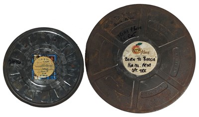 Lot 185 - T Rex/Ringo Starr/Elton John/Marc Bolan 1973 Born To Boogie Apple Films Film Cannisters (UK)