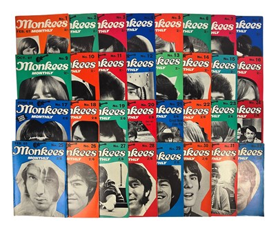 Lot 192 - Monkees Monthlies 1967 - 1969 Complete Set (UK)