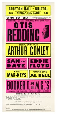 Lot 206 - Otis Redding 1967 Colston Hall Bristol Concert Handbill Flyer (UK)