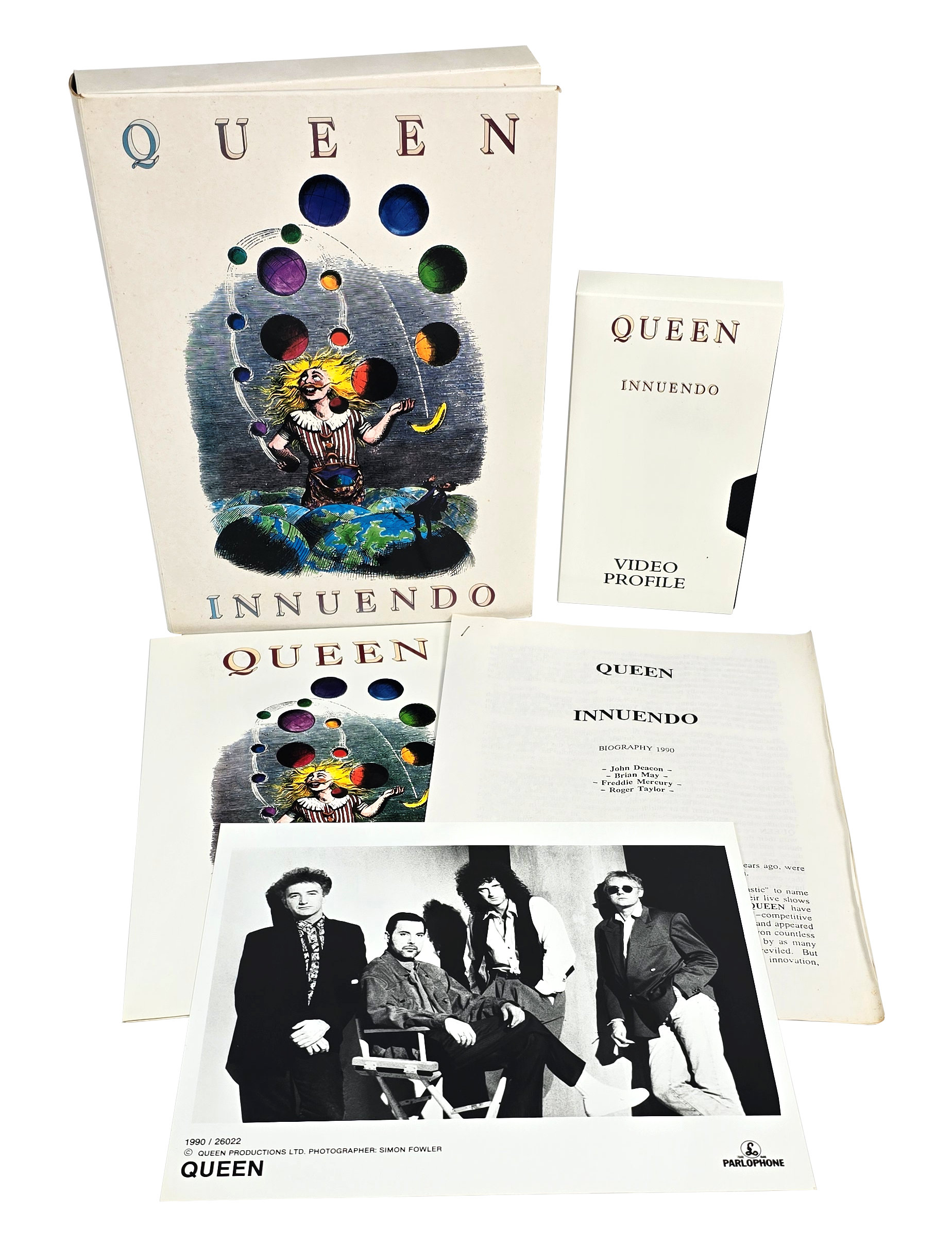 Lot 233 - Queen 1991 Innuendo Promotional Press Kit