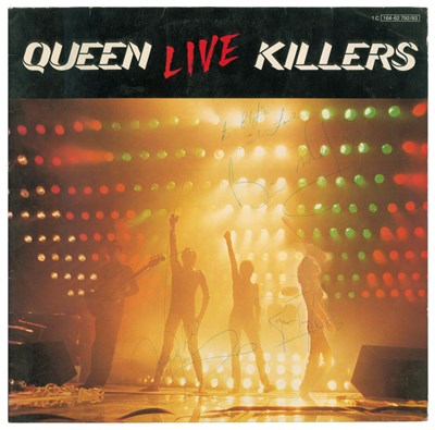 Lot 237 - Queen 1981 Autographed Live Killers LP (Germany)